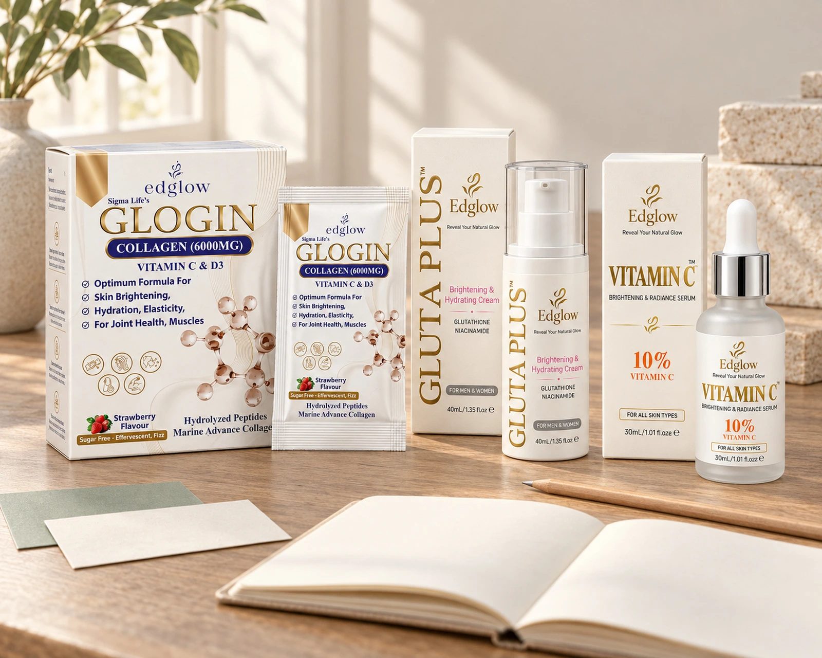 EDGLOW brand origin and product development