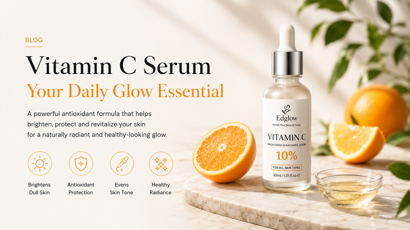 Vitamin C serum skincare routine in Pakistan